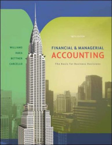 Financial And Managerial Accounting (Hardcover)