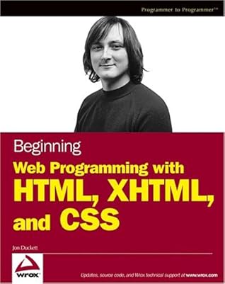 Beginning Web Programming with HTML, XHTML, and CSS