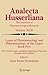 Logos of Phenomenology and Phenomenology of the Logos. Book Five: The Creative Logos. Aesthetic Ciphering in Fine Arts, Literature and Aesthetics (Analecta Husserliana, 92)