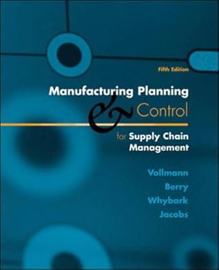 Manufacturing Planning and Control for Supply Chain Management