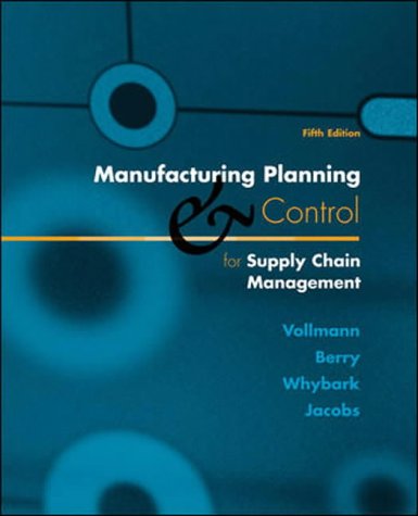 Manufacturing Planning and Control for Supply Chain Management (Paperback)