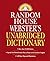 Random House Webster's Unabridged Dictionary : Indexed