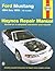 Haynes Ford Mustang Repair Manual: 1994 Thru 1999 All Models (Haynes Automotive Repair Manual Series)
