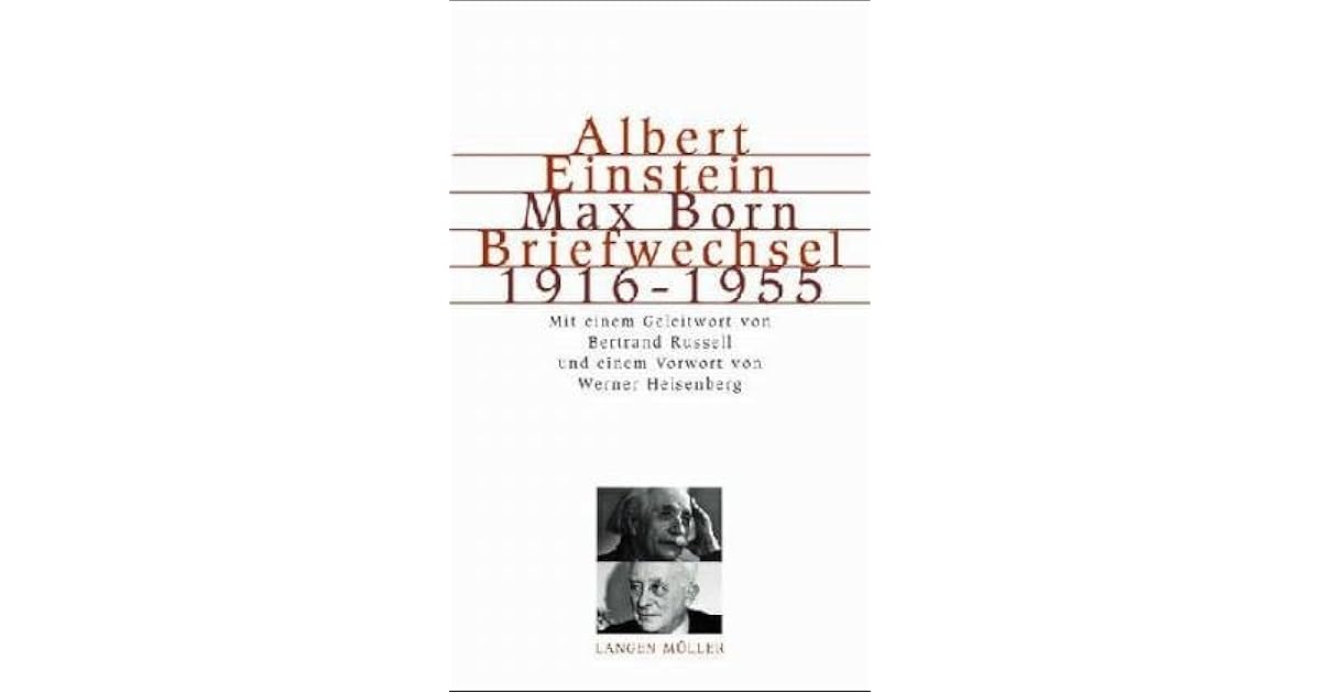 Manny Rayner S Review Of Albert Einstein Max Born Briefwechsel