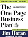 The One Page Business Plan for the Professional Consultant