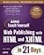 Sams Teach Yourself Web Publishing with HTML and XHTML in 21 Days, Professional Reference Edition (3rd Edition)