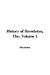 History of Herodotus Volume 1