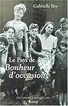 Le Pays De Bonheur D'occasion Et Autres Récits Autobiographiques épars Et Inédits