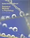 Student Solutions Manual for Howell’s Statistical Methods for Psychology, 6th