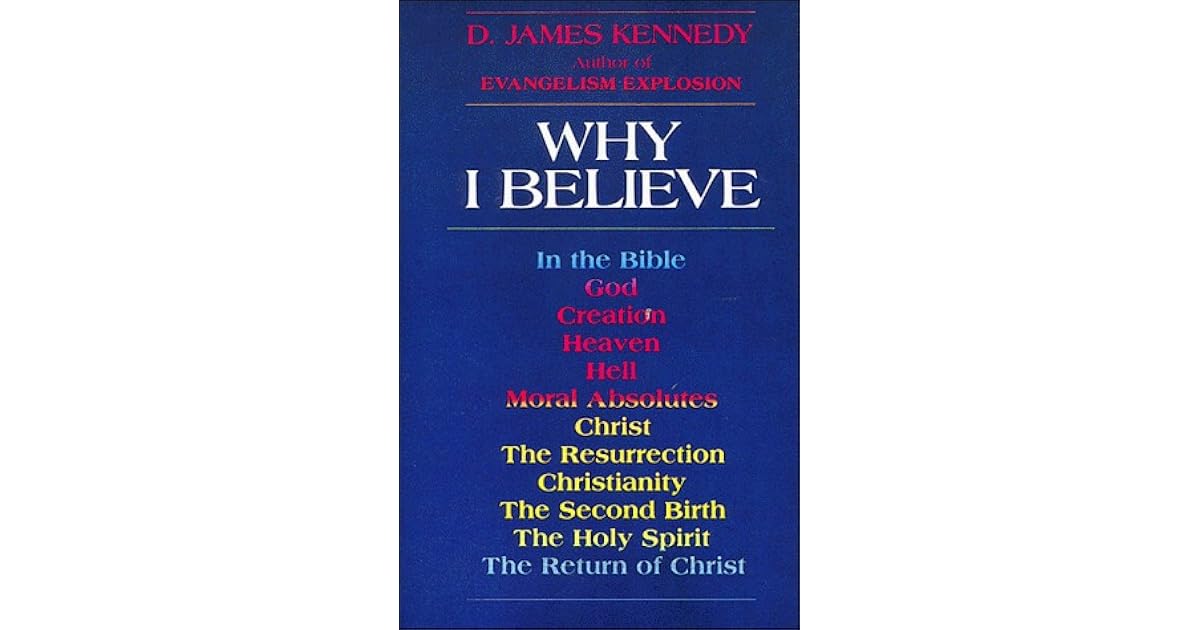 Why I Believe by D. James Kennedy
