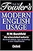 The New Fowler's Modern English Usage