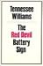 The Red Devil Battery Sign