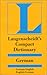 Compact German Dictionary by Langenscheidt