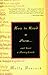 How to Read a Poem... by Molly Peacock How to Read a Poem... by Molly Peacock