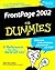 FrontPage 2002 For Dummies