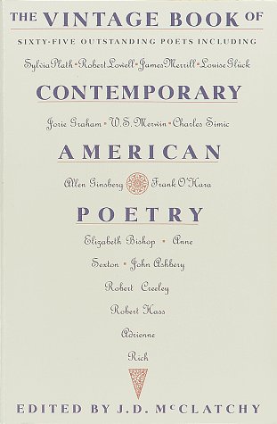 The Vintage Book Of Contemporary American Poetry By J D Mcclatchy
