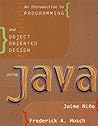 An Introduction to Programming and Object Oriented Design Using Java