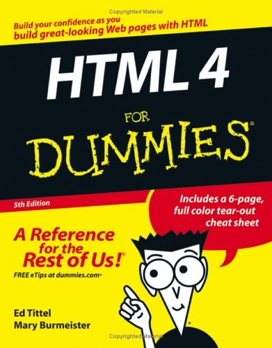 HTML 4 For Dummies, 5th Edition (Paperback)
