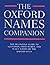 The Oxford Names Companion
