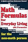 Math Formulas for Everyday Living: 482 Formulas : Step by Little Step Fully Illustrated Instructions for the Non-Math Person Math Formulas for Everyday Living: 482 Formulas : Step by Little Step Fully Illustrated Instructions for the Non-Math Person