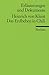 Erläuterungen und Dokumente zu Heinrich von Kleist: Das Erdbeben in Chili