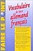 Vocabulaire de base allemand-français