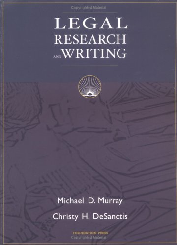 Legal Research And Writing (Paperback)