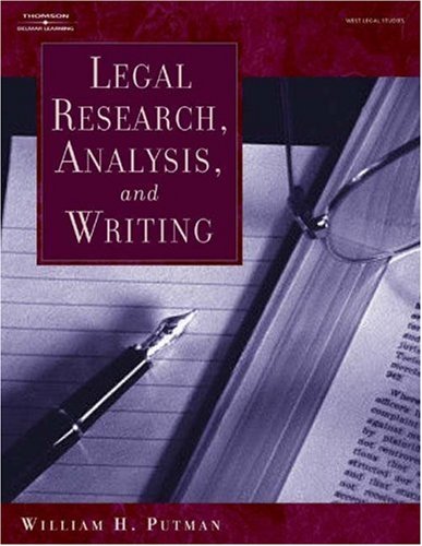 Legal Research, Analysis, and Writing (Paperback)