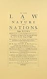 Of the Law of Nature and Nations: Eight Books