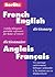 Berlitz French-English Dictionary/Dictionnaire Anglais-Francais