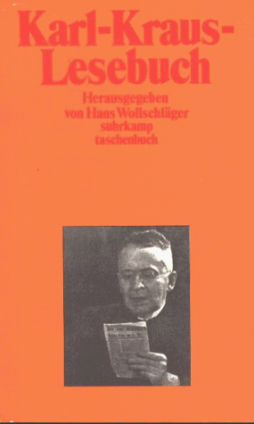 Karl - Kraus - Lesebuch. (Paperback)