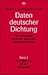 Daten deutscher Dichtung Band 2: Vom Realismus bis zur Gegenwart