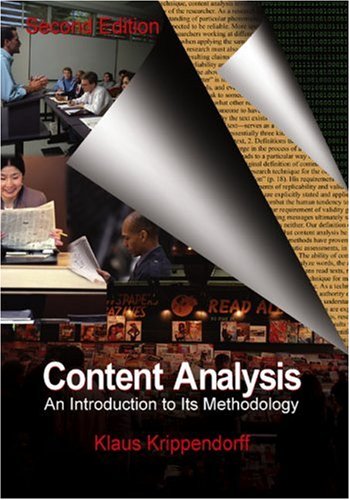 Content Analysis: An Introduction to Its Methodology (Paperback)