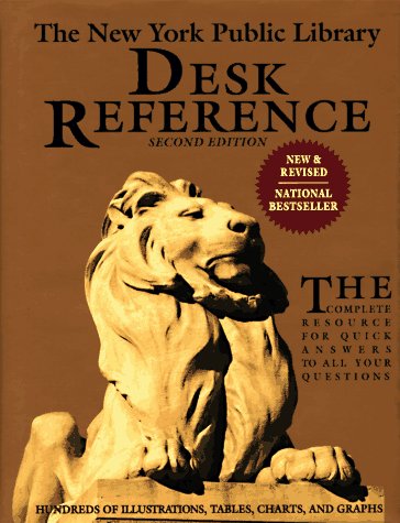 The New York Public Library Desk Reference (Hardcover)