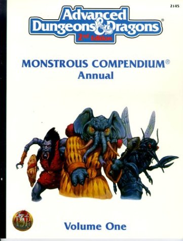 Monstrous Compendium Annual, Vol. 1 (Advanced Dungeons & Dragons, Accessory/2145 (Paperback)