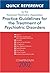 Quick Reference to the American Psychiatric Association Practice Guidelines for the Treatment of Psychiatric Disorders: Compendium 2002