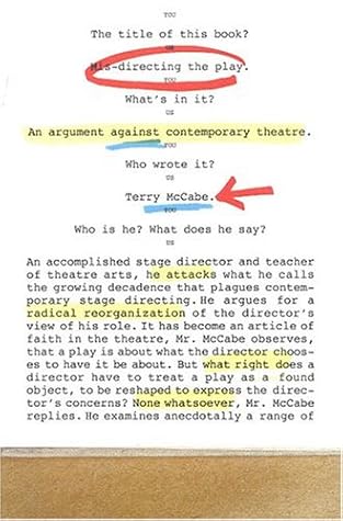 Mis-Directing the Play: An Argument Against Contemporary Theatre