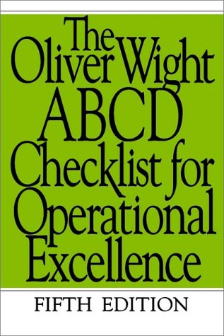 The Oliver Wight ABCD Checklist for Operational Excellence (Paperback)