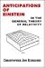 Anticipations of Einstein in the General Theory of Relativity