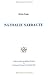 Nathalie Sarraute (Collection Monographique Rodopi: En Litterature Francaise Contemporaine Sous la Direction de Michael Biship, No. 24)