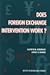 Does Foreign Exchange Intervention Work?