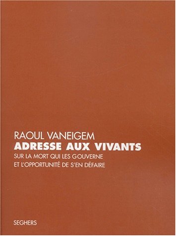 Adresse aux vivants - NE (Paperback)