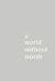 A World Without Words by Jasper Morrison