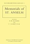 Memorials of St. Anselm (Auctores Britannical Medii Aevi I)