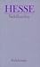 Siddhartha by Hermann Hesse