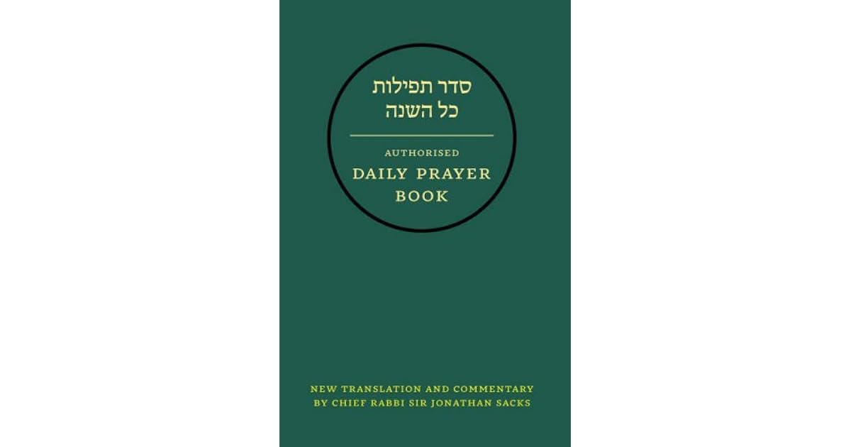 Hebrew Daily Prayer Book by Jonathan Sacks