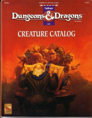 Creature Catalog (Dungeons and Dragons Accessory DMR2)