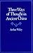 Three Ways of Thought in Ancient China