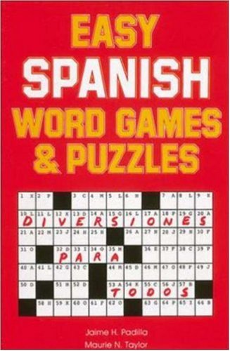 Easy Spanish Word Games & Puzzles (Paperback)
