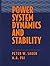 Power System Dynamics and Stability by Peter W. Sauer